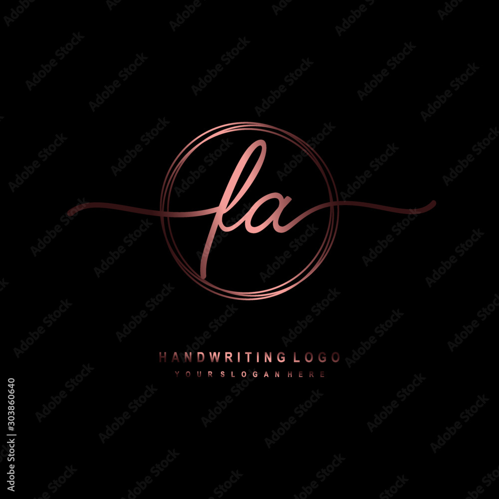 FA Initial handwriting logo design with circle lines dark pink gradation color. handwritten logo for fashion, beauty, team, wedding, luxury logo FA Initial handwriting logo design with circle lines dark pink gradation color. handwritten logo for fashion, beauty, team, wedding, luxury logo