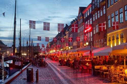 Nyhavn, Copenhague, Danemark 