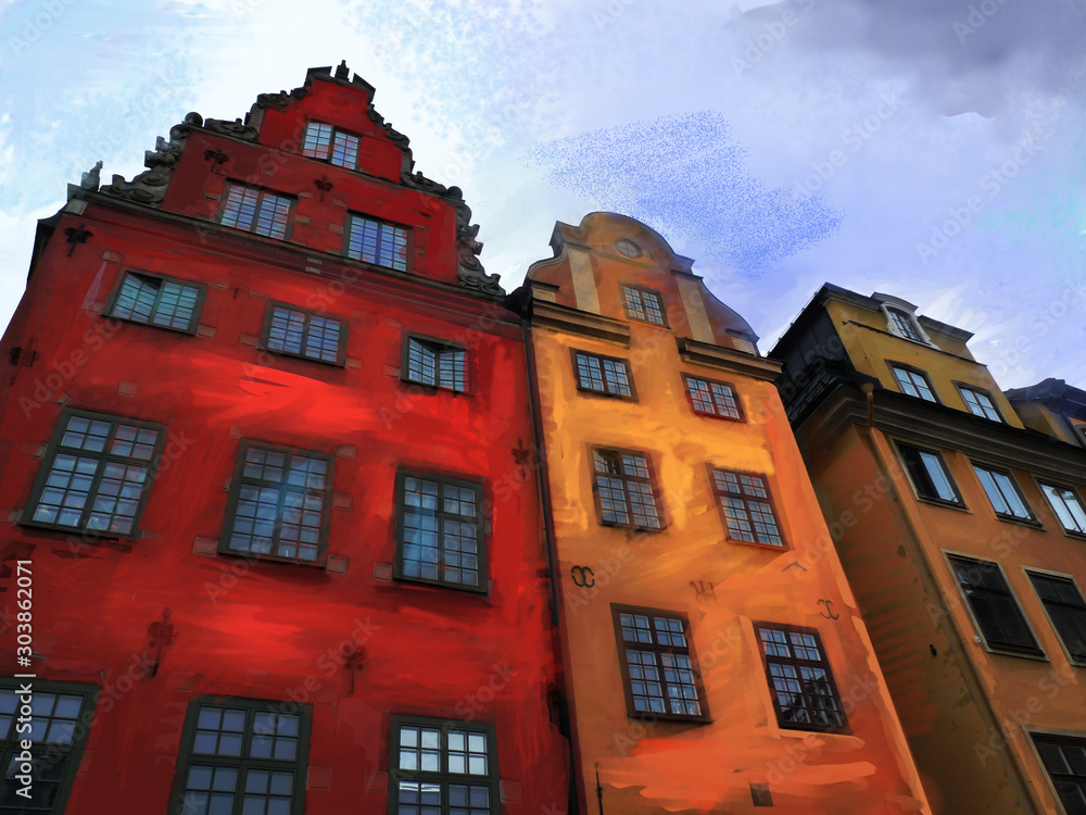  Gamla Stan, the Old Town of Stockholm, Sweden