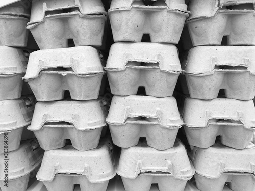 Egg packing pattern texture, food industry, recycled paper.