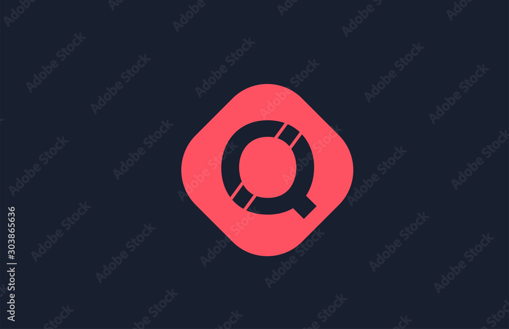 letter Q alphabet icon logo shape for business company design letter Q alphabet icon logo shape for business company design