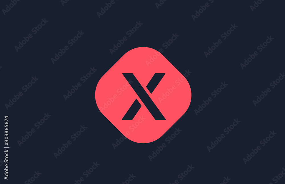 letter X alphabet icon logo shape for business company design letter X alphabet icon logo shape for business company design