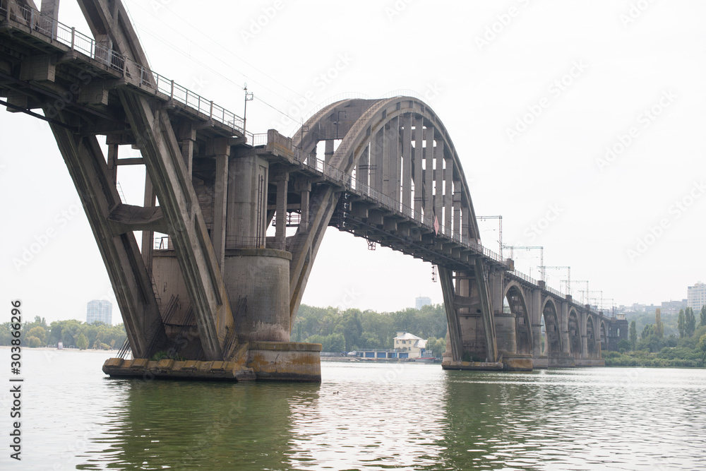 Fototapeta premium bridge over the river. old bridge
