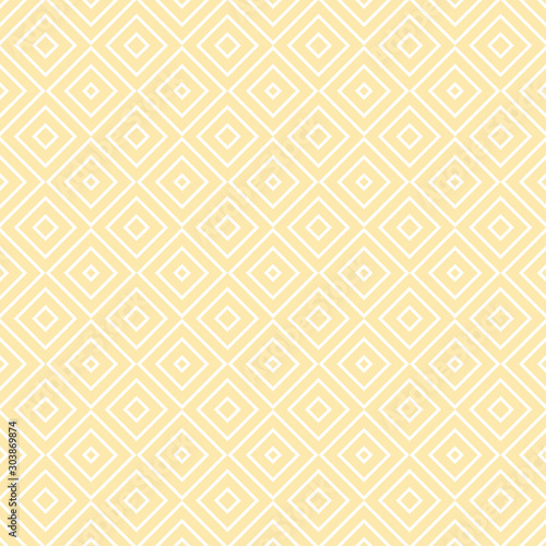 Vector geometric seamless pattern with squares, diamonds, rhombuses, thin lines