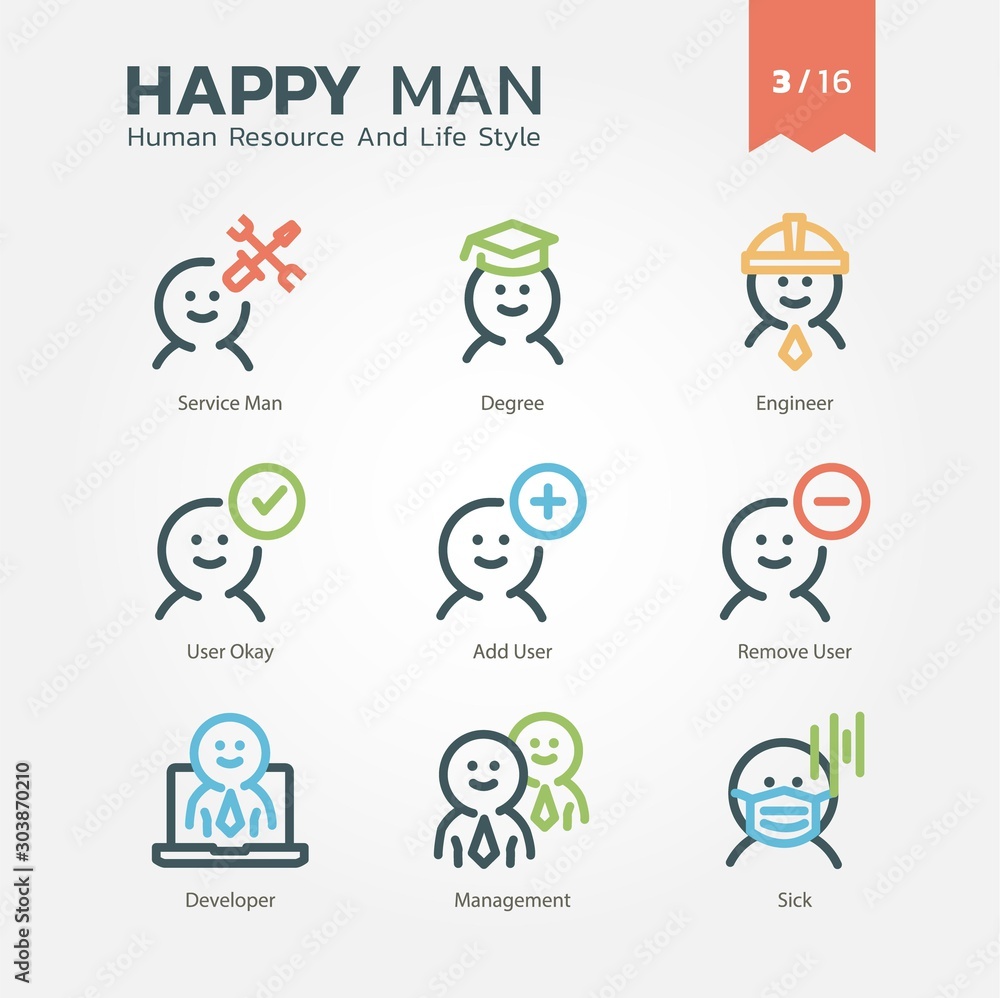 Happy Man - Human Resource And Lifestyle 3/16