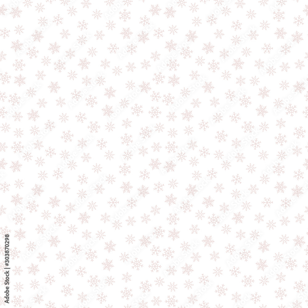 Vector snowflakes pattern. Subtle winter Christmas minimal seamless background Vector snowflakes pattern. Subtle winter Christmas minimal seamless background