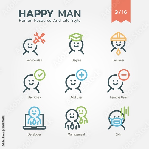 Happy Man - Human Resource And Lifestyle 3/16