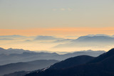 Morning fog in Bohinj valley