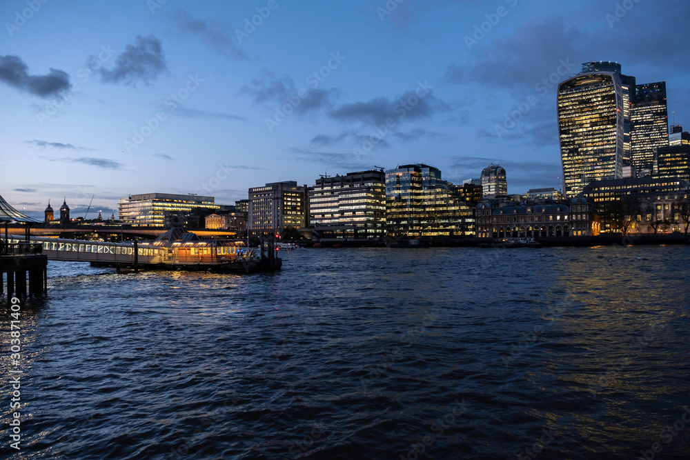 LONDON, UK - NOV 13, 2019:  20 Fenchurch Street Walkie-Talkie - Sept 2015.jpg 20 Fenchurch Street in 2015, viewed from the roof balcony of City Hall 20 Fenchurch Street is located in Greater London20 