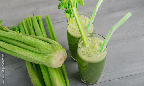 celery juice  healthy eating concept