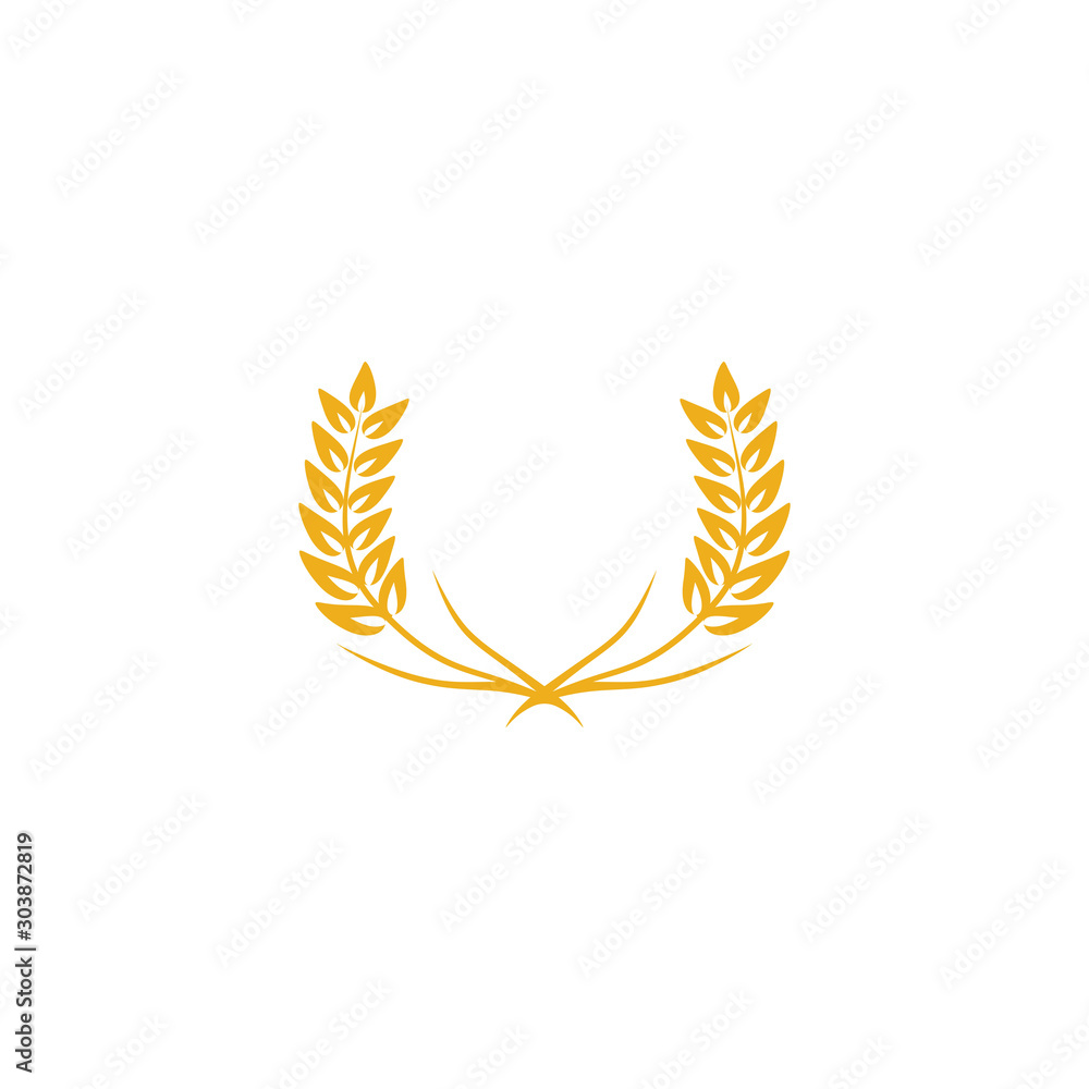 Agriculture Wheat logo template vector icon design Agriculture Wheat logo template vector icon design