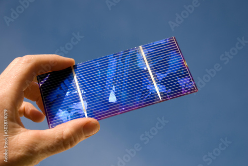 Solar Cell in a hand