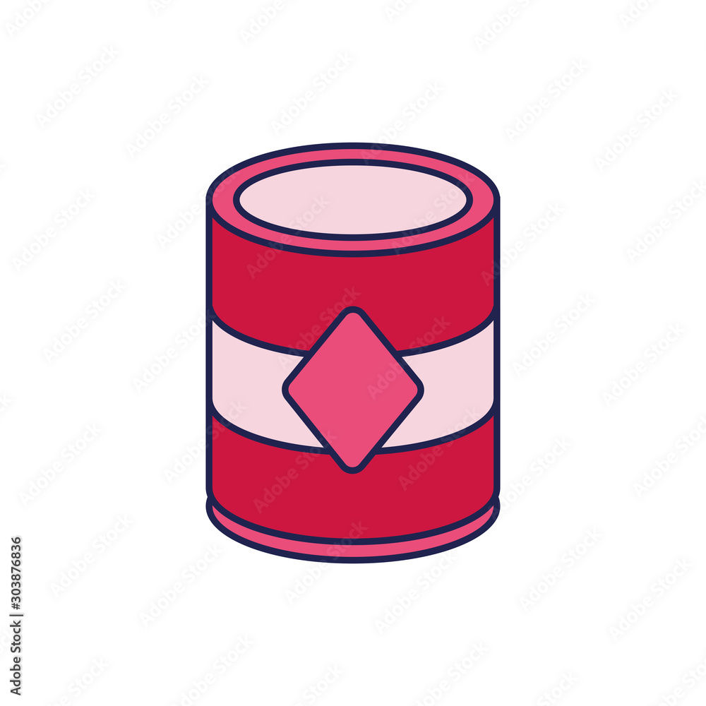canned food product isolated icon canned food product isolated icon