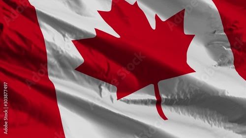 Canada flag nation motion