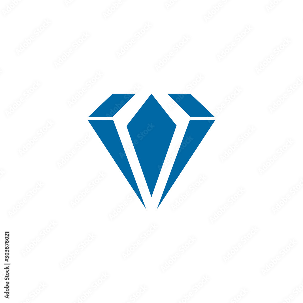 Fototapeta premium Diamond logo design inspiration vector template
