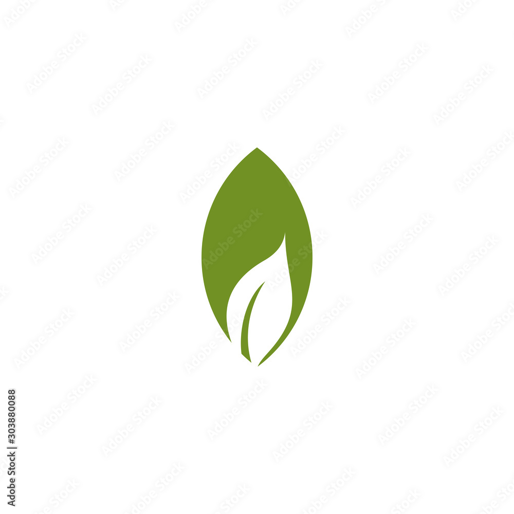 Leaf icon logo design vector template Leaf icon logo design vector template