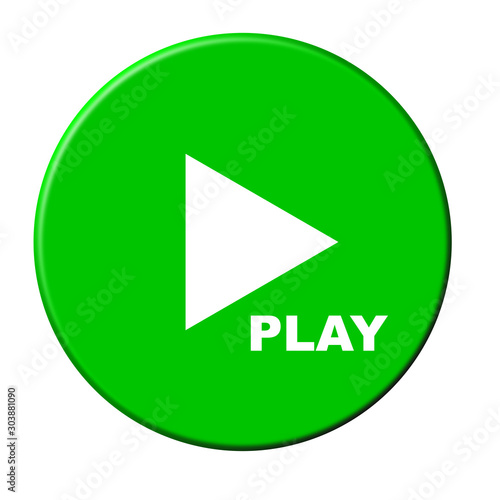 green play sign