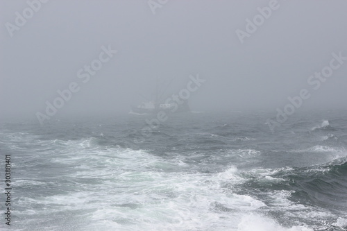 Fishing Boat in the Mist