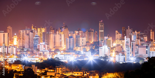 Vista Panorâmica de Divinópolis, Minas Gerais, Brasil photo