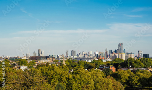 View of London skyline