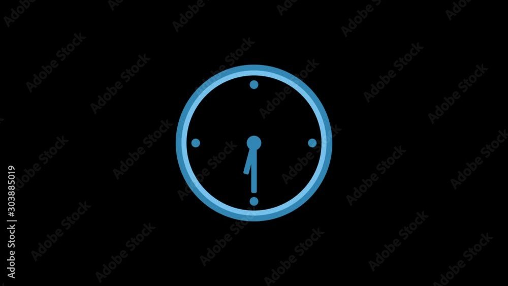 Stopwatch animated icon. Clock with moving arrows. Time run and timelapse. Cartoon flat animation of UI element available in 4K FullHD and HD video 2D render footage on black Stopwatch animated icon. Clock with moving arrows. Time run and timelapse. Cartoon flat animation of UI element available in 4K FullHD and HD video 2D render footage on black