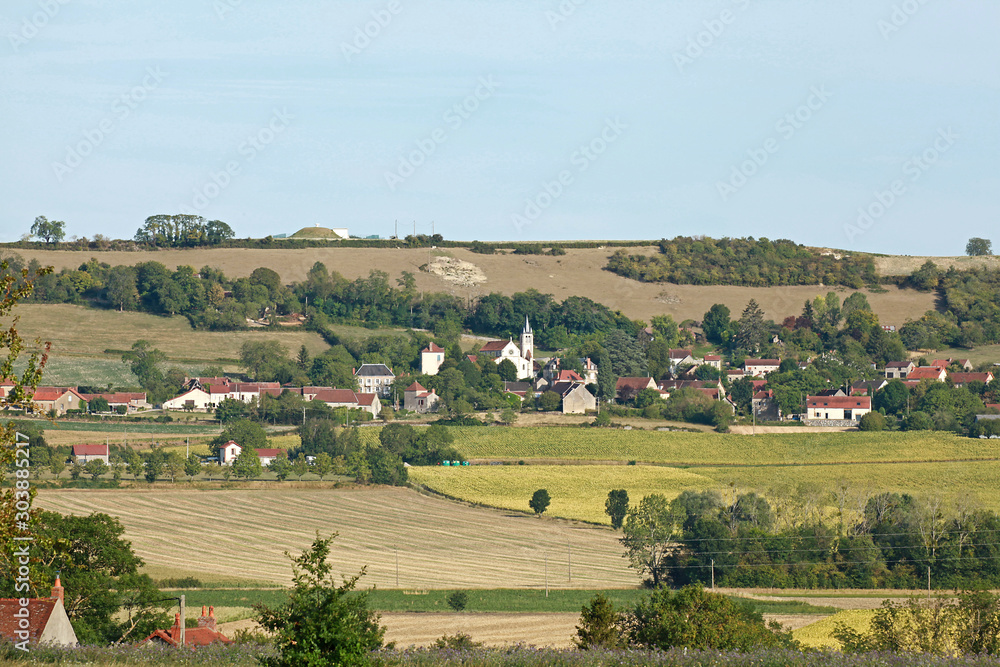 Village dans l'Allier en Auvergne