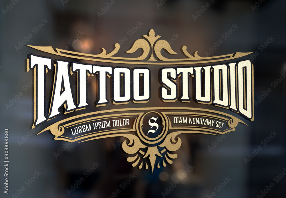 Create vintage tattoo and traditional tattoo logo design by Logostudio2022  | Fiverr