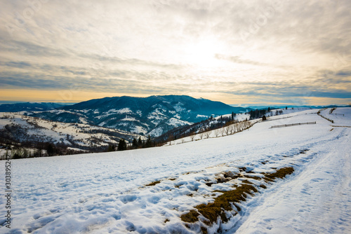Beautiful panorama of mountain slopes © YouraPechkin