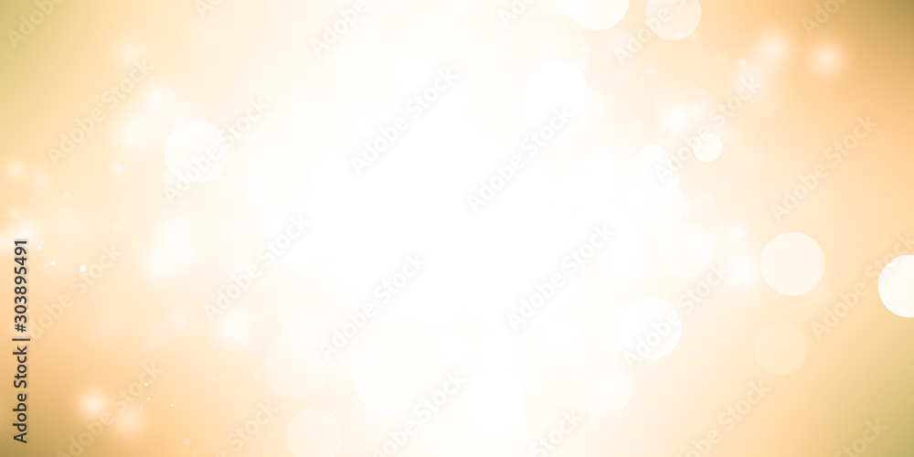 Circle light on yellow background / blurred of Light gold sparkle background. Circle light on yellow background / blurred of Light gold sparkle background.