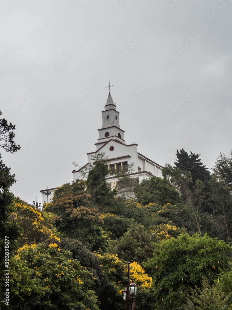 Montserrat Hill in Bogota (Colombia)