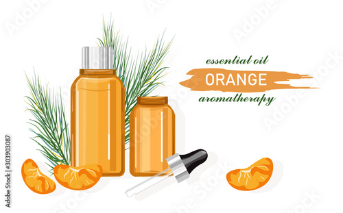 Orange essential oil made from fruit