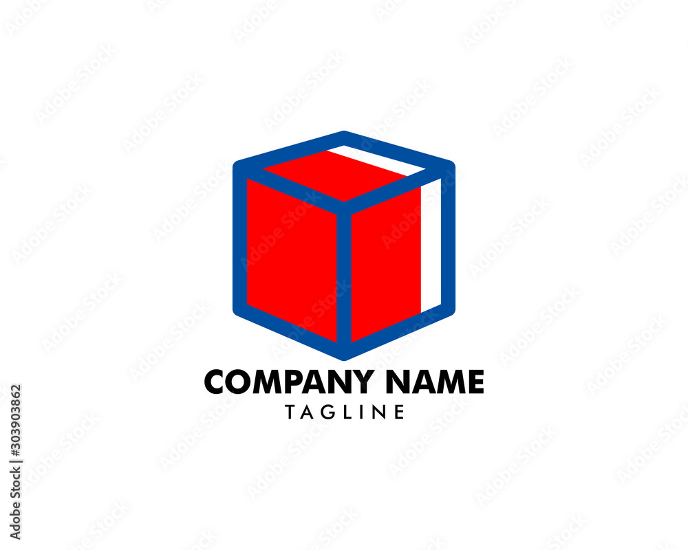 Storage Box Logo Template Design
