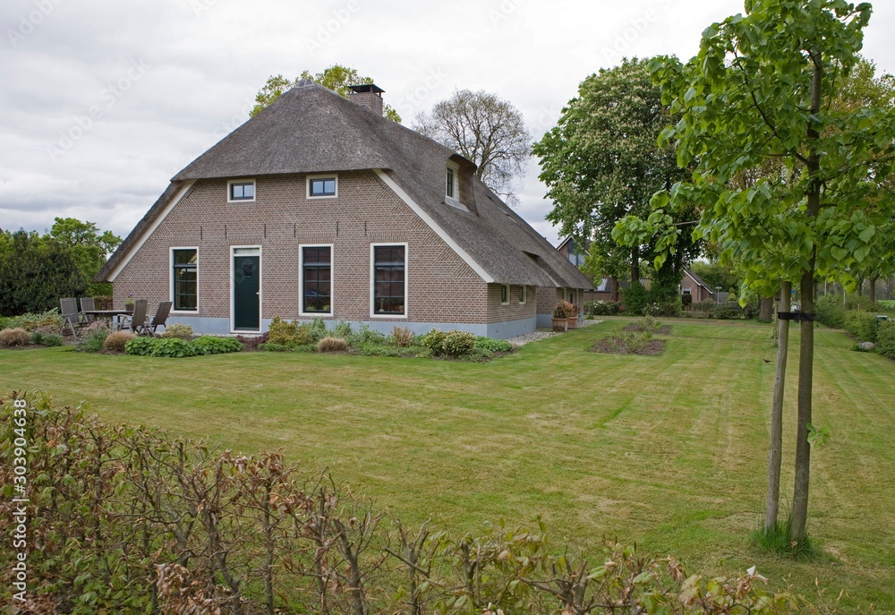 Rebuild farm Ruinen Netherlands