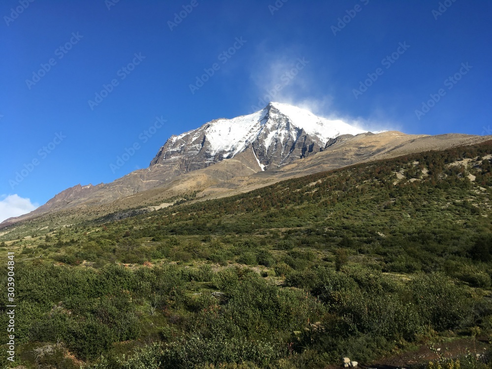 Fototapeta premium Snowy mountain
