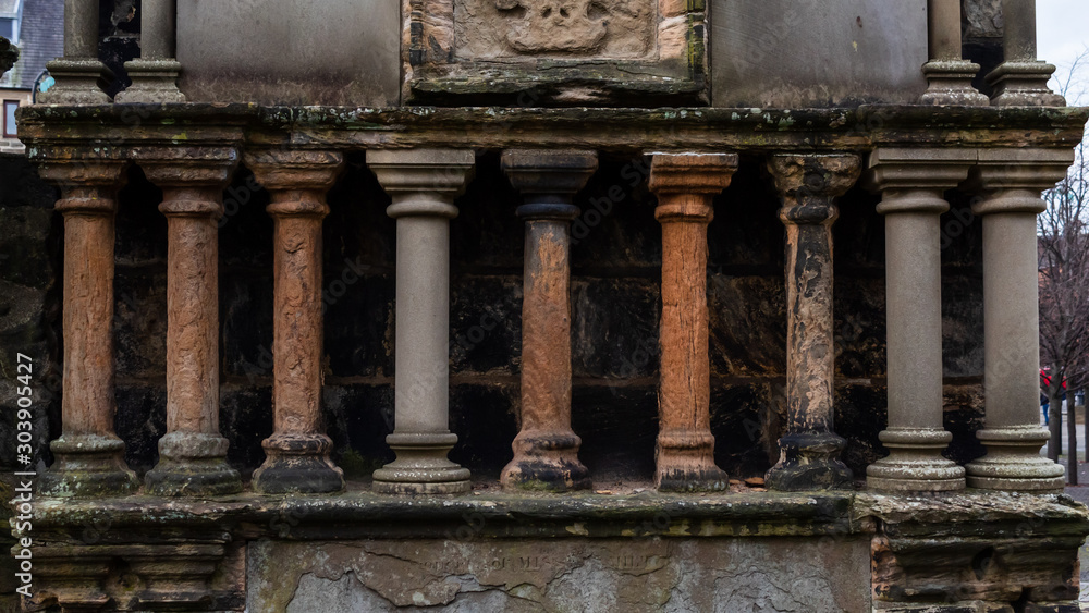 Five old columns