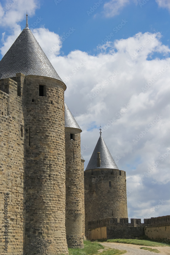 Cite de Carcassonne, France.
