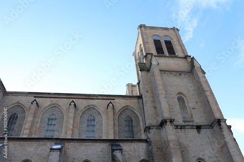 Eglise Saint Jean Baptiste dans la commune de Rive de Gier - Département de la Loire - France - Inaugurée en 1849 - Vue extérieure