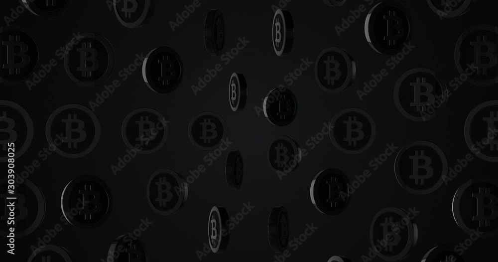 conceptual simple symbol of bitcoin with looped animation conceptual simple symbol of bitcoin with looped animation