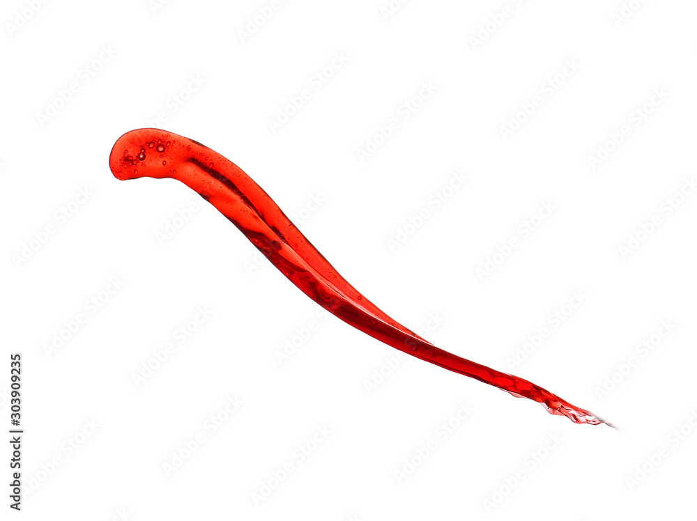 Splashing red wine on white background Splashing red wine on white background