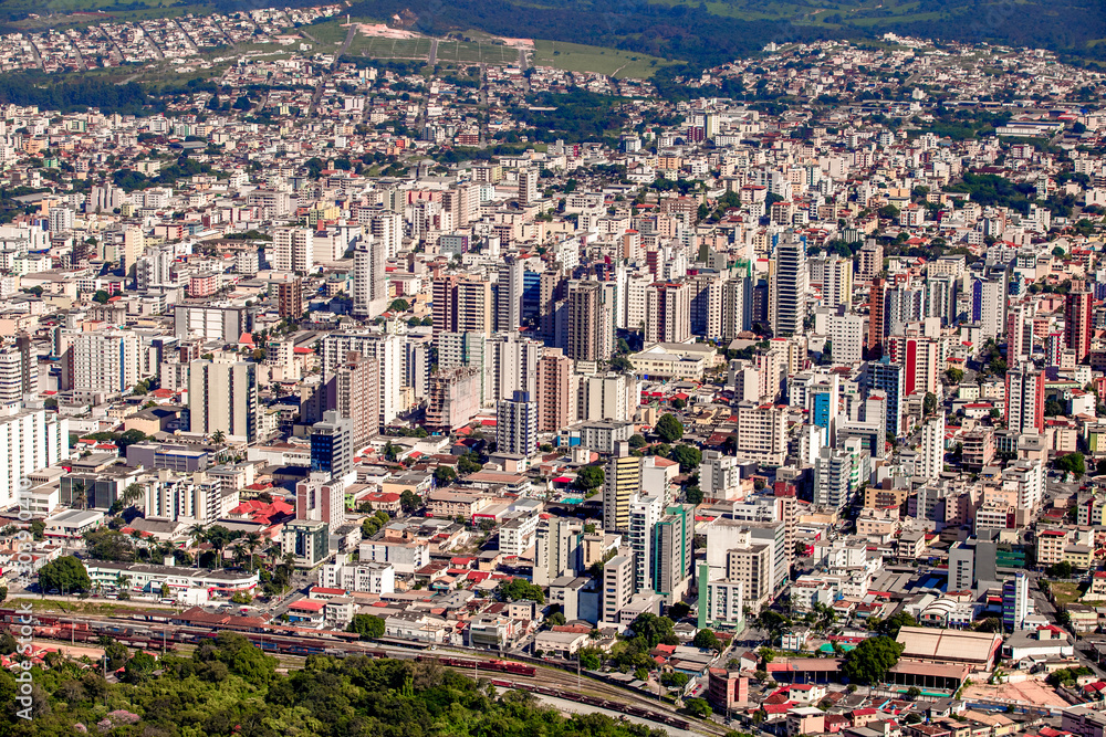 Aerial view of Divinópolis, Minas Gerais State, Brazil