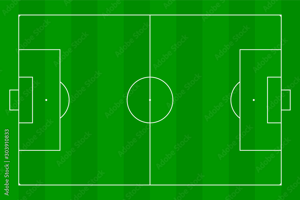Football field vector background. Football field vector background.