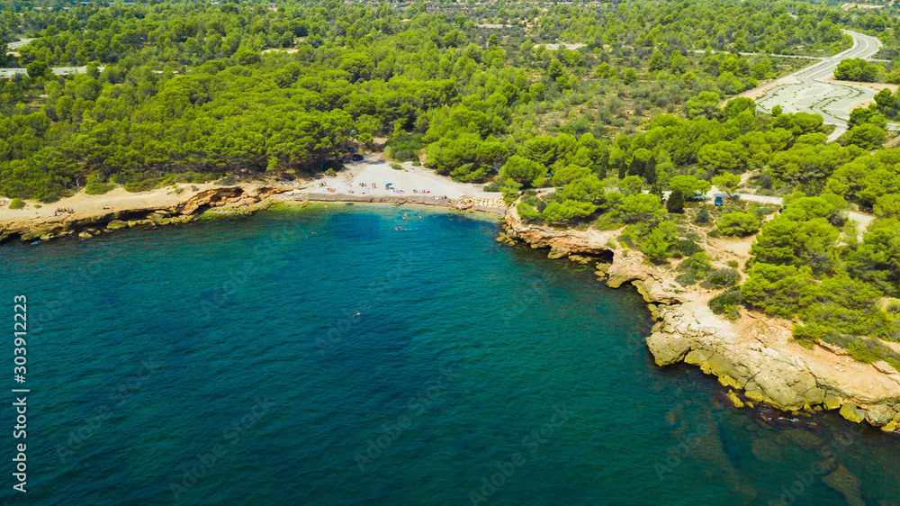 Obraz premium Costa Dorada in Catalonia (Spain)