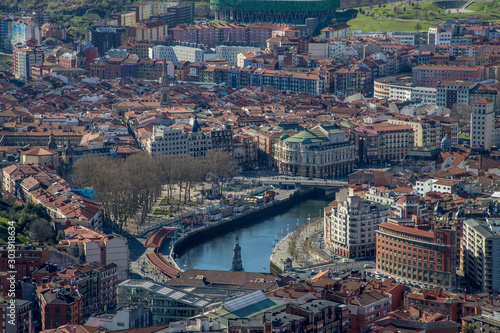 Blick auf Bilbao