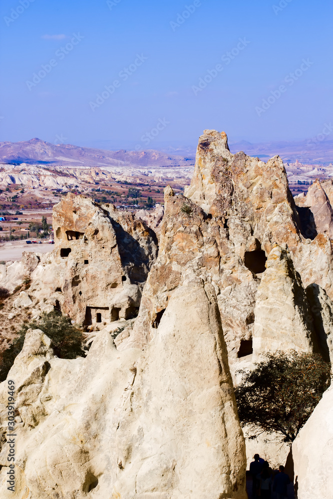 An ancient underground city in Cappadocia.