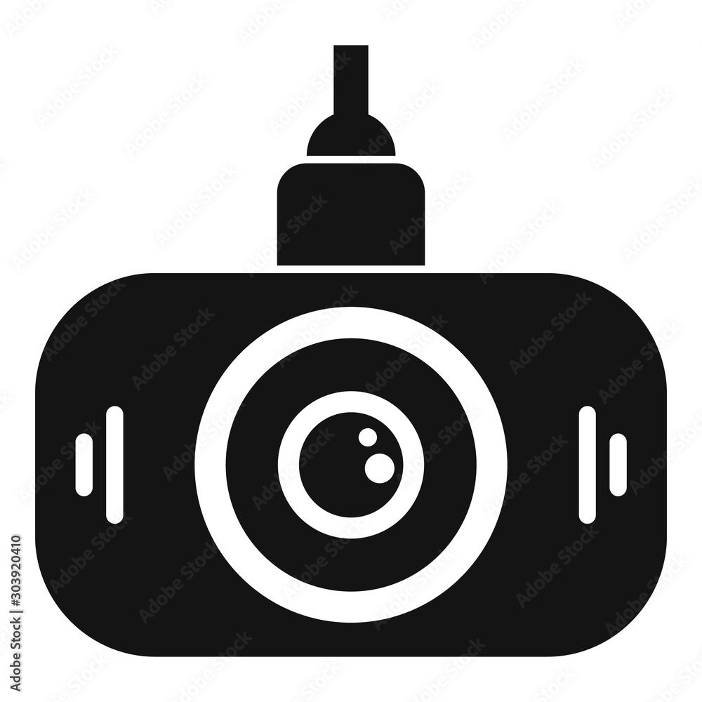 Led dvr camera icon. Simple illustration of led dvr camera vector icon for  web design isolated on white background Stock Vector | Adobe Stock