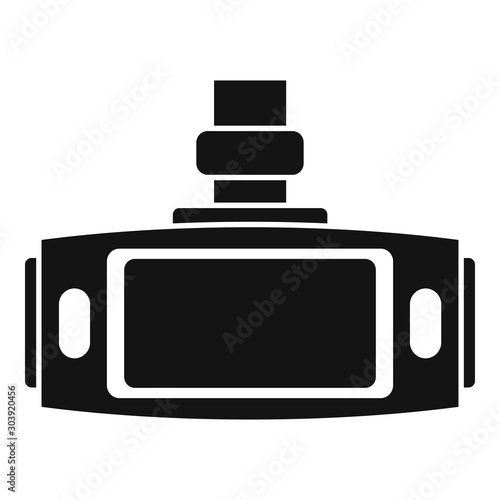 Dvr tft screen icon. Simple illustration of dvr tft screen vector icon for web design isolated on white background