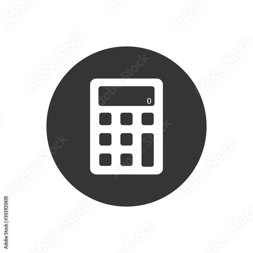 Calculator vector icon. Vector web design in flat style design © arabel0305