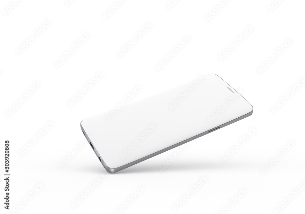 New realistic mobile phone smartphone mockup with blank screen. New realistic mobile phone smartphone mockup with blank screen.