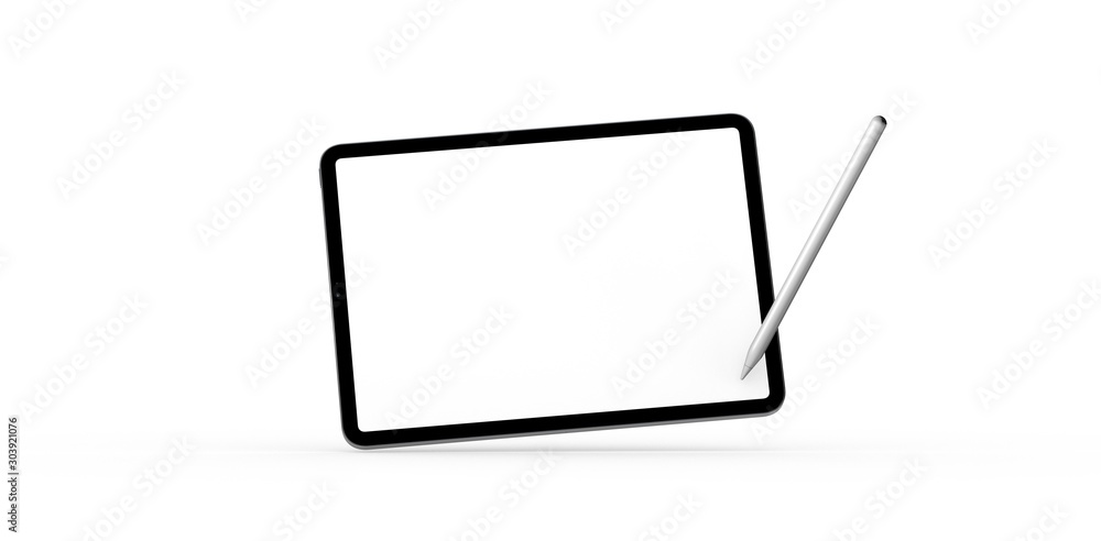 TABLET PC computer device mobile isolated background 3d TABLET PC computer device mobile isolated background 3d