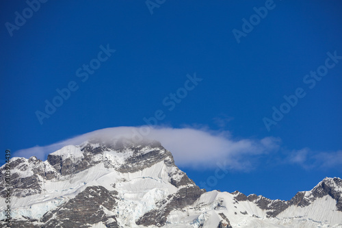 Berge Gipfel in Neuseeland mit Fernsicht